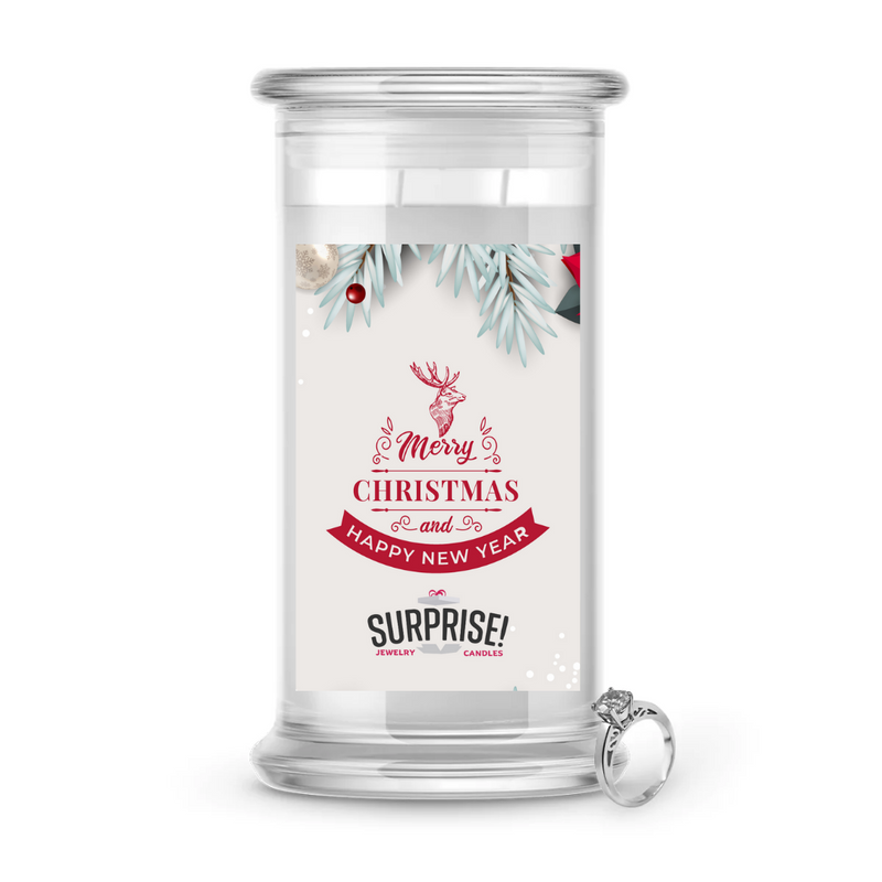 MERRY CHRISTMAS AND HAPPY NEW YEAR MERRY CHRISTMAS JEWELRY CANDLE