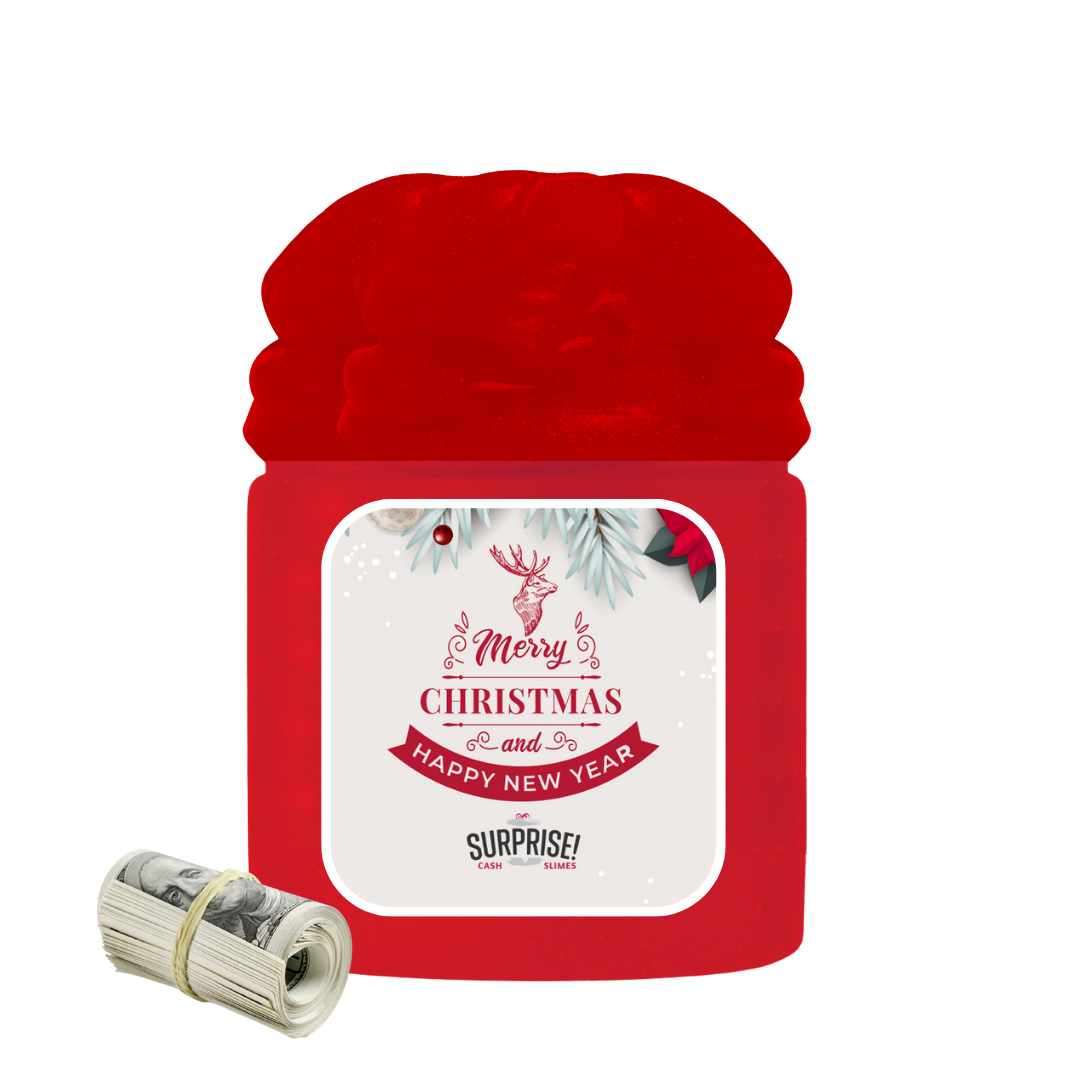 MERRY CHRISTMAS AND HAPPY NEW YEAR MERRY CHRISTMAS CASH SLIME