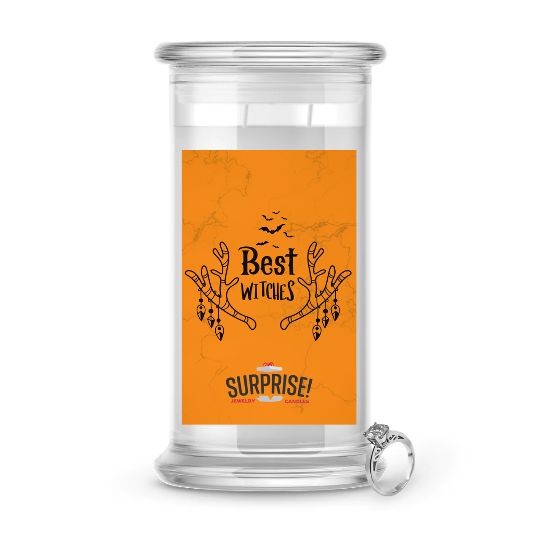 BEST WITCHES HALLOWEEN JEWELRY CANDLE