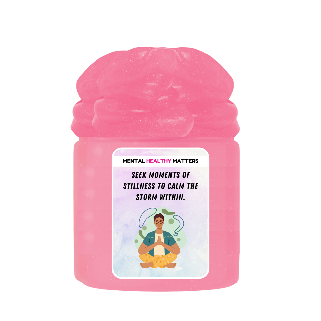 SEEK MOMENTS OF STILLNESS TO CALM THE STROM WITHIN | MENTAL HEALTH SLIMES