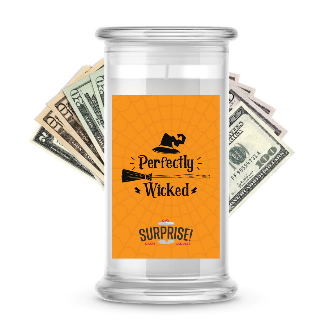 PERFECTLY WICKED HALLOWEEN CASH CANDLE