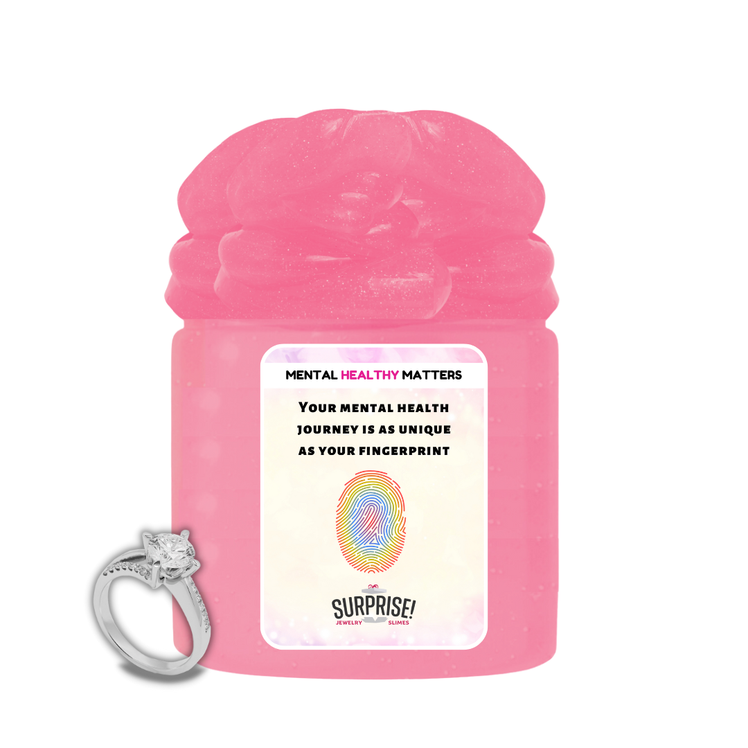 YOUR MENTAL HEALTH JOURNEY IS AS UNIQUE AS YOUR FINGERPRINT | MENTAL HEALTH JEWELRY SLIMES