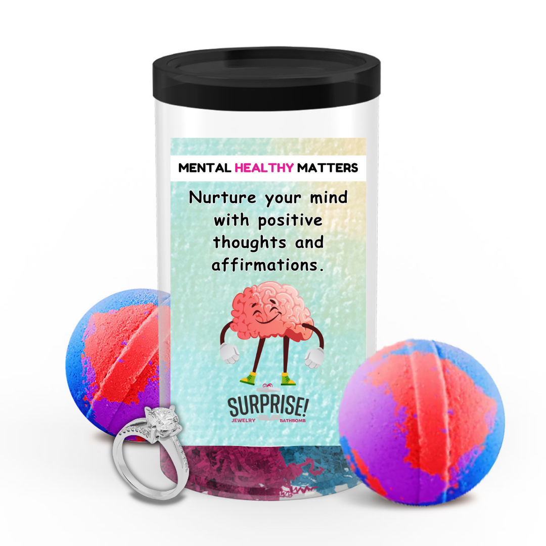 NURTURE YOUR MIND WITH POSITIVE THOUGHTS AND AFFIRMATIONS | MENTAL HEALTH JEWELRY BATH BOMBS