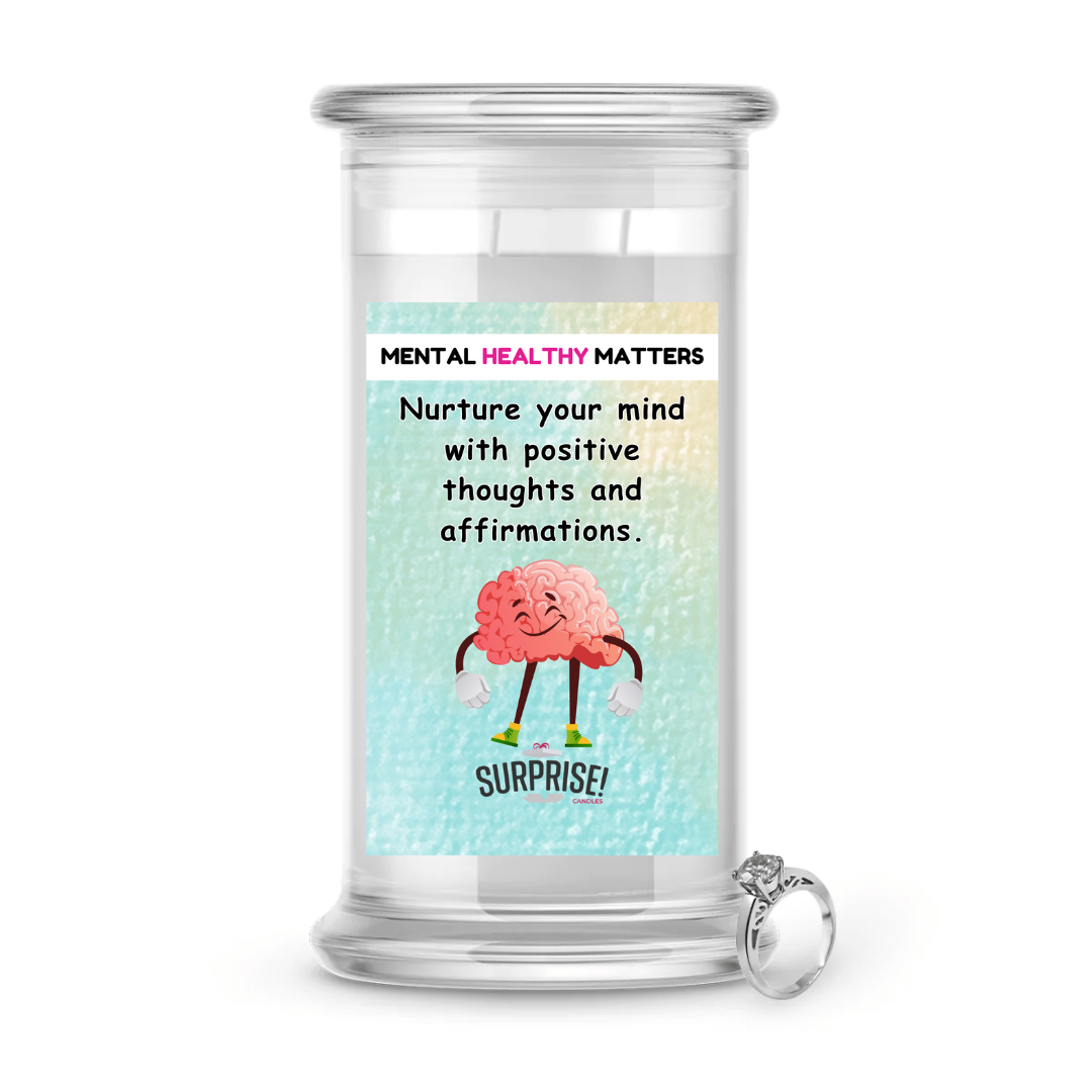 NURTURE YOUR MIND WITH POSITIVE THOUGHTS AND AFFIRMATIONS | MENTAL HEALTH JEWELRY CANDLES