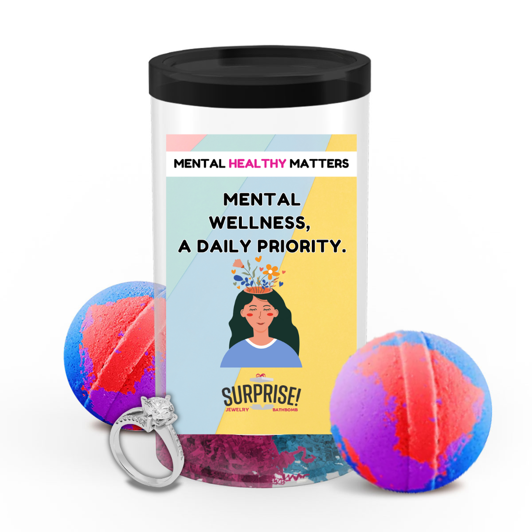 MENTAL WELLNESS, A DAILY PRIORITY | MENTAL HEALTH JEWELRY BATH BOMBS