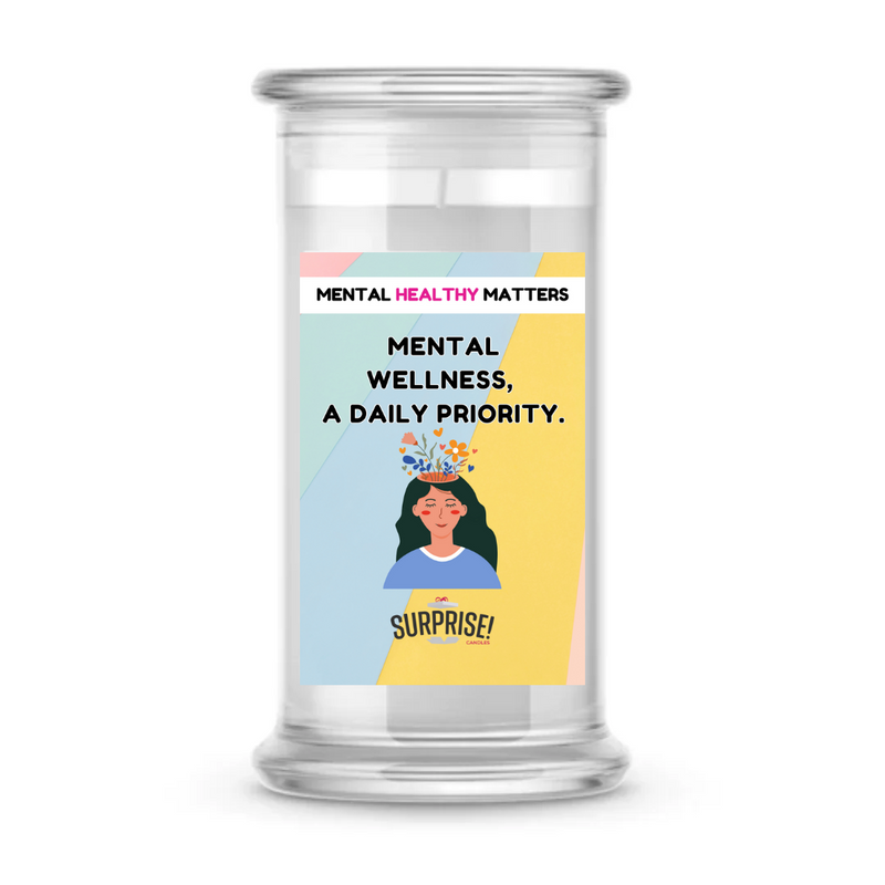 MENTAL WELLNESS, A DAILY PRIORITY | MENTAL HEALTH CANDLES