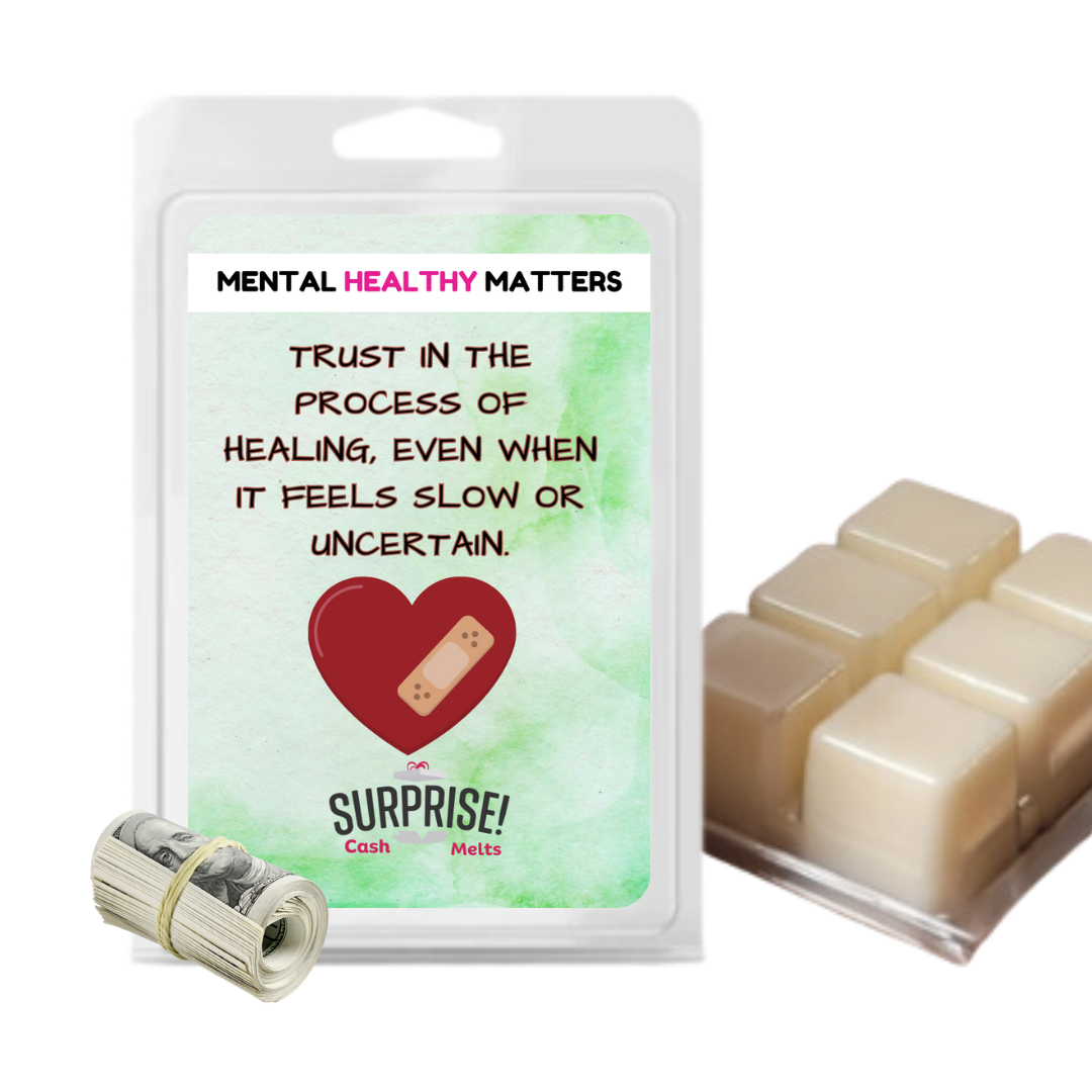 TRUST IN THE PROCESS OF HEALING, EVEN WHEN IT FEELS SLOW OR UNCERTAIN | MENTAL HEALTH CASH WAX MELTS