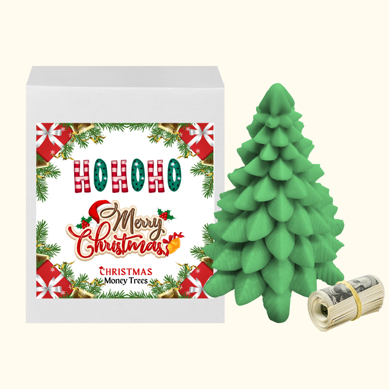 HO HO HO Merry Christmas | Christmas Cash Tree