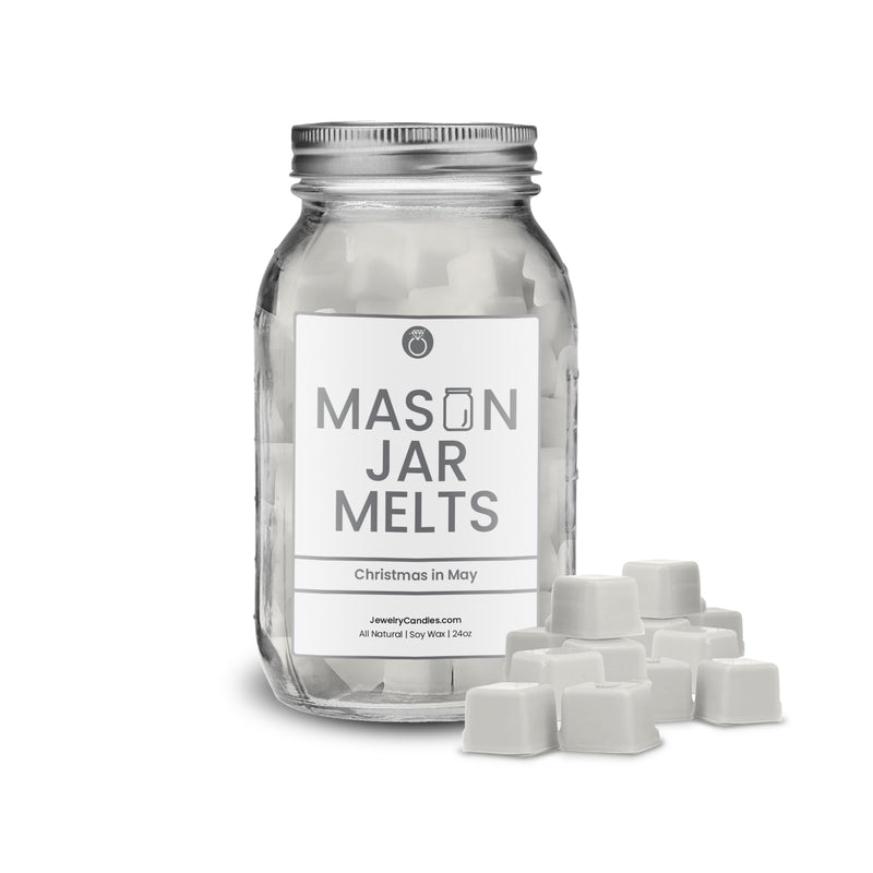 Christmas in may | Mason Jar Wax Melts