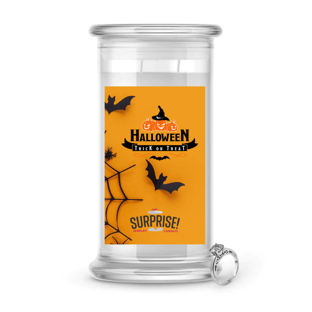 HALLOWEEN TRICK OR TREAT HALLOWEEN JEWELRY CANDLE