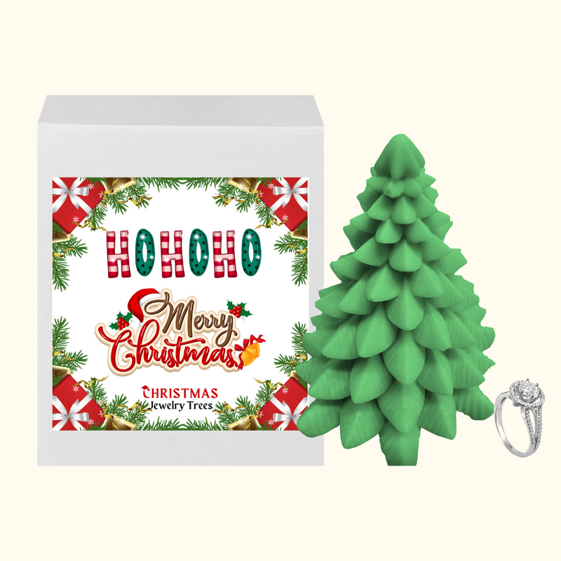 HO HO HO Merry Christmas | Christmas Jewelry Tree