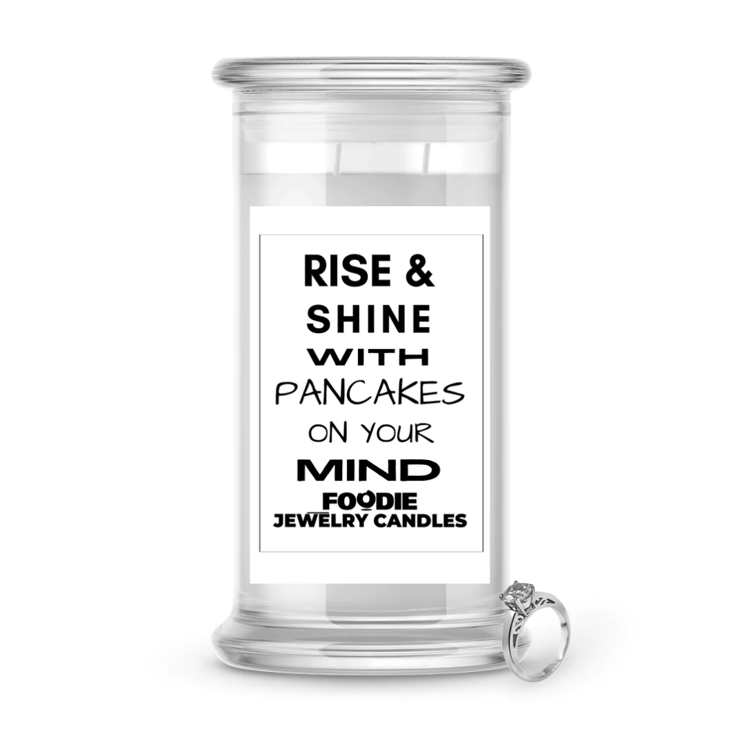 Rise & shine with pancakes on your mind | Foodie Jewelry Candles