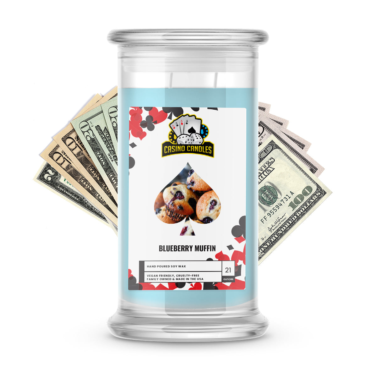 Blueberry Muffin | Cash Casino Candles