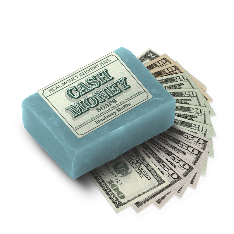 blueberry muffin money soap