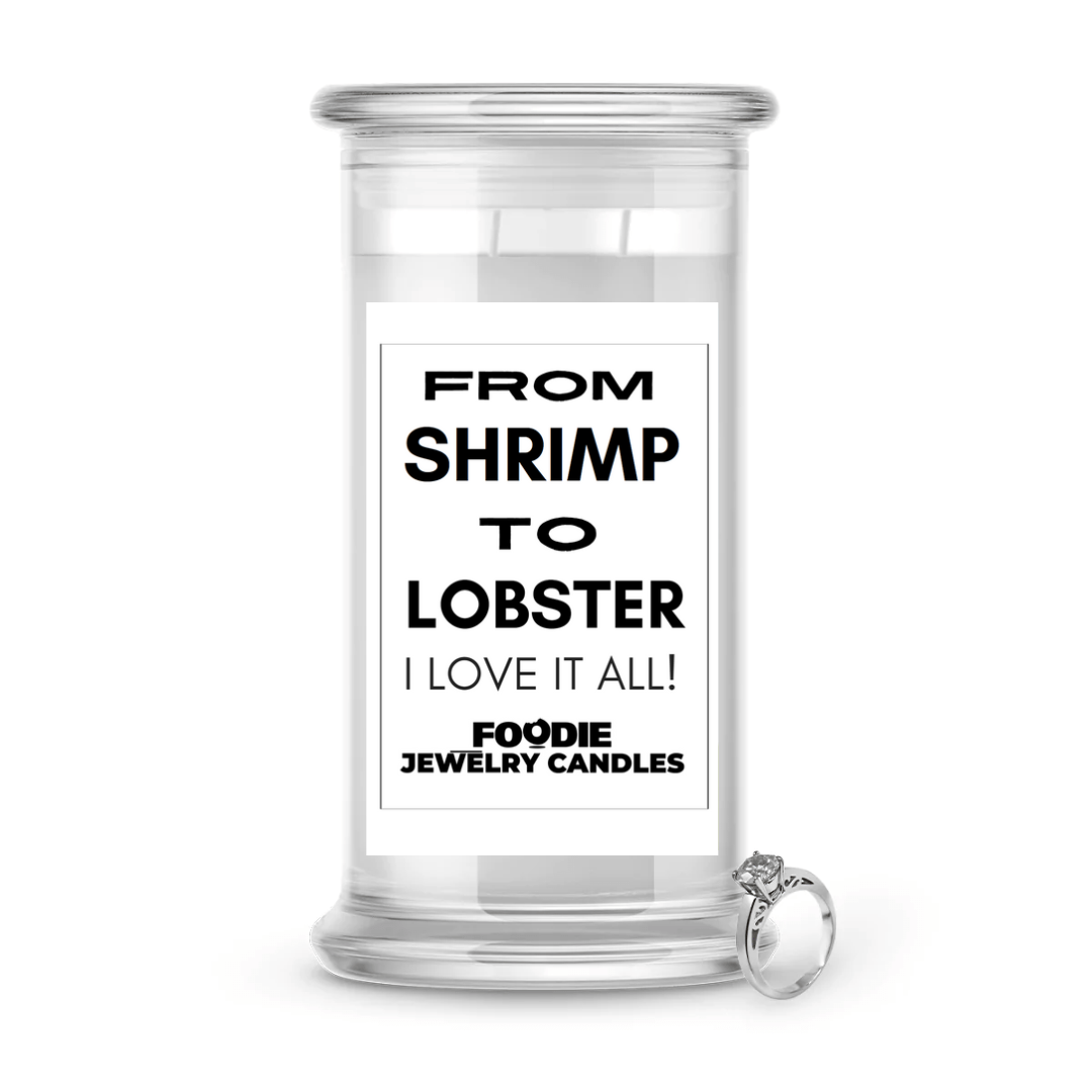 From shrimp to lobster i love it all | Foodie Jewelry Candles