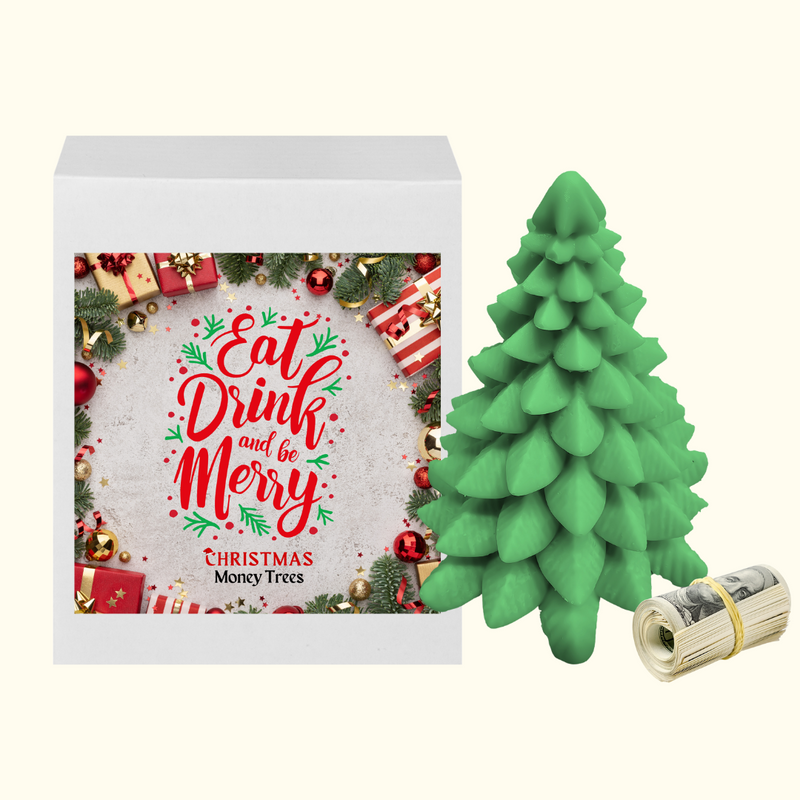 Eat Drink and  be Merry | Christmas Cash Tree
