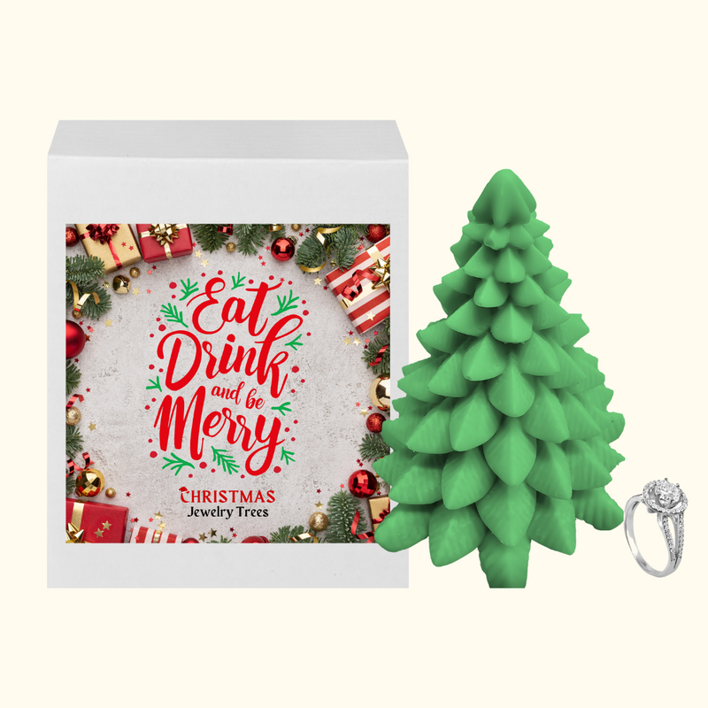 Eat Drink and  be Merry | Christmas Jewelry Tree