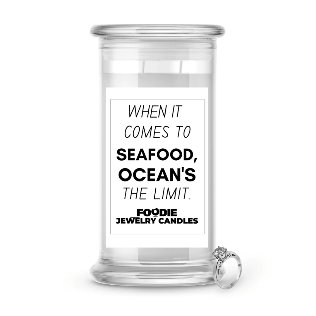 When it comes to seafood, Ocean's The Limit | Foodie Jewelry Candles
