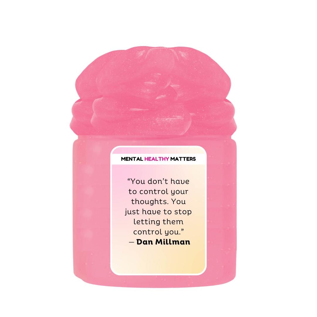 YOU DON'T HAVE TO CONTROL YOUR THOUGHTS. YOU JUST HAVE TO STOP LETTING THEM CONTROL YOU | MENTAL HEALTH SLIMES