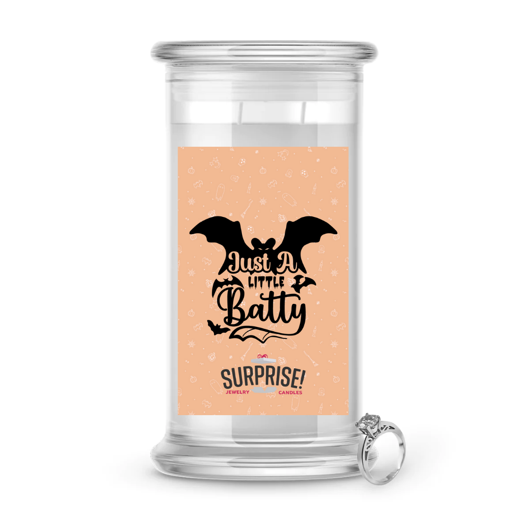 JUST A LITTLE BATTY HALLOWEEN JEWELRY CANDLE