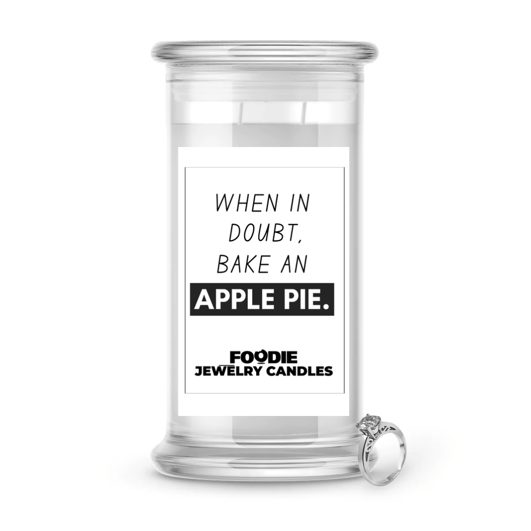 When in Doubt, Bake an Apple Pie | Foodie Jewelry Candles