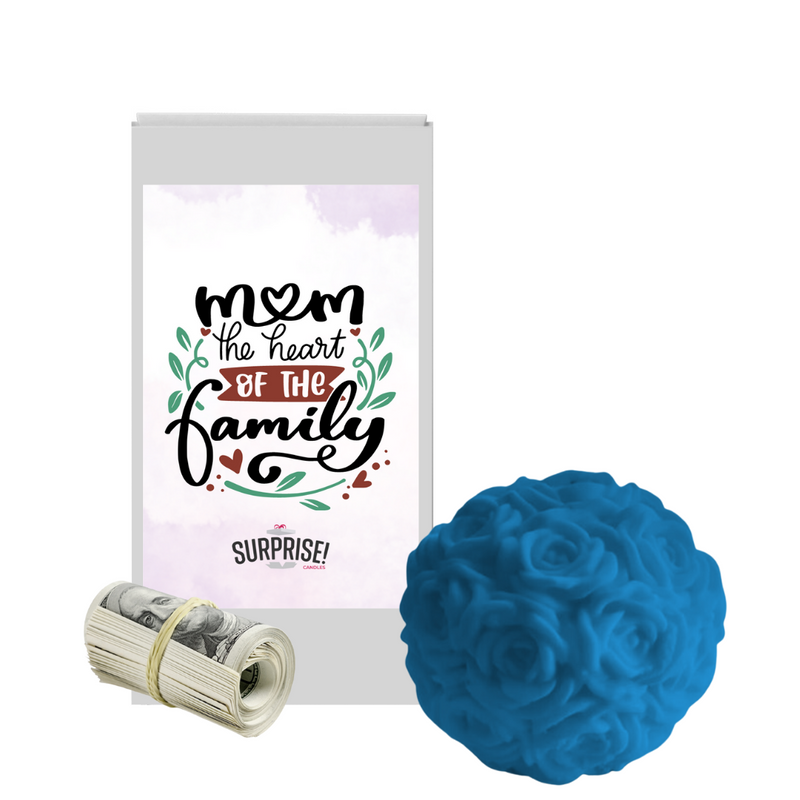 Mom The Heart Of The Family | Rose Ball Cash Wax Melts