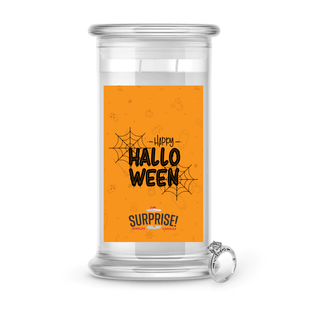 HAPPY HALLOWEEN HALLOWEEN JEWELRY CANDLE