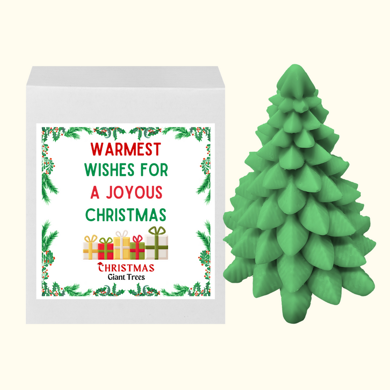 Warmest Wishes For A Joyous Christmas | Christmas Giant Tree