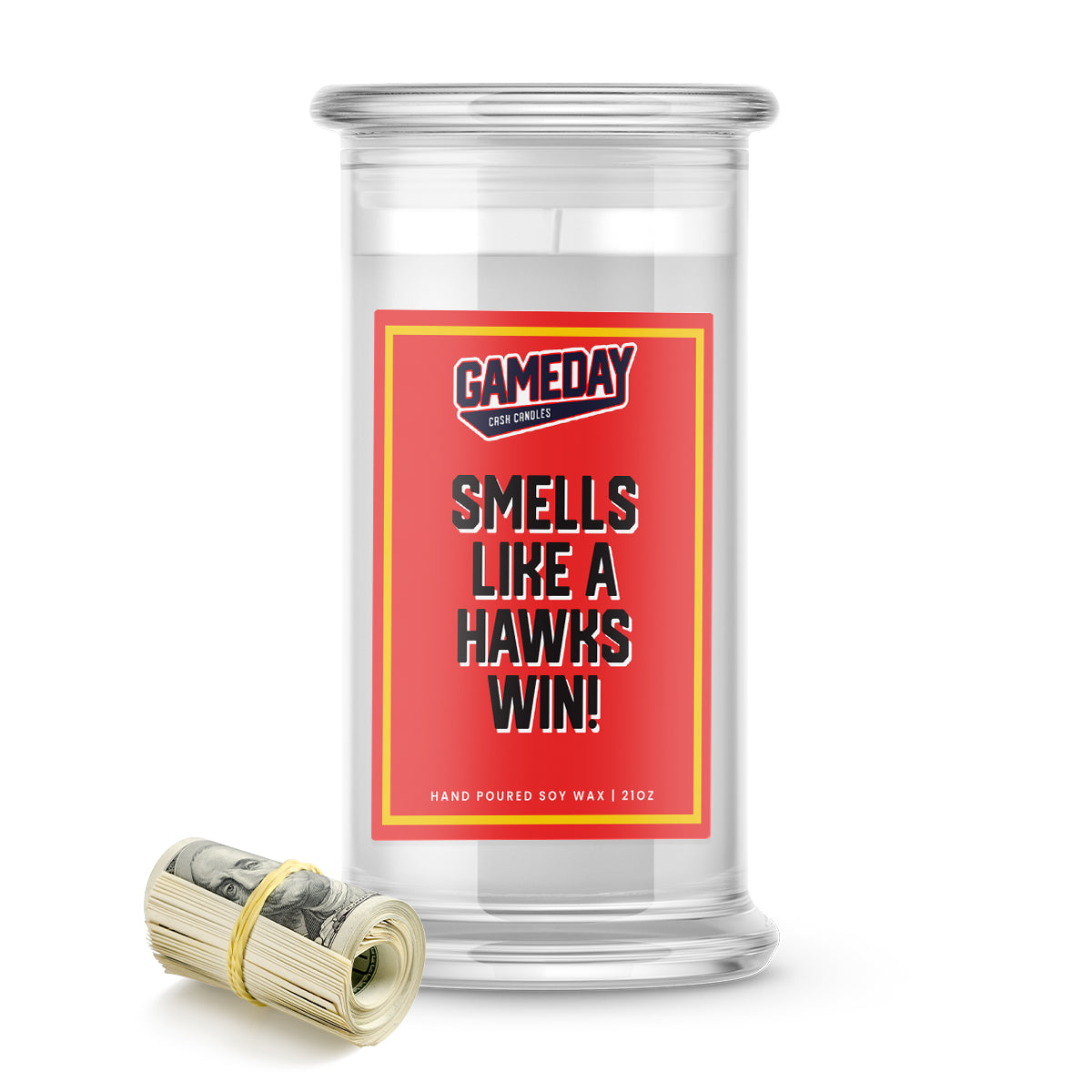Atlanta Hawks Game Day Cash Candles