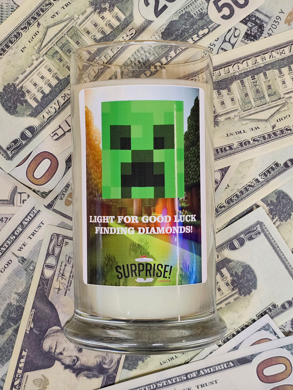 MINECRAFT Cash Money Candles — Cash Candles, Money Candles