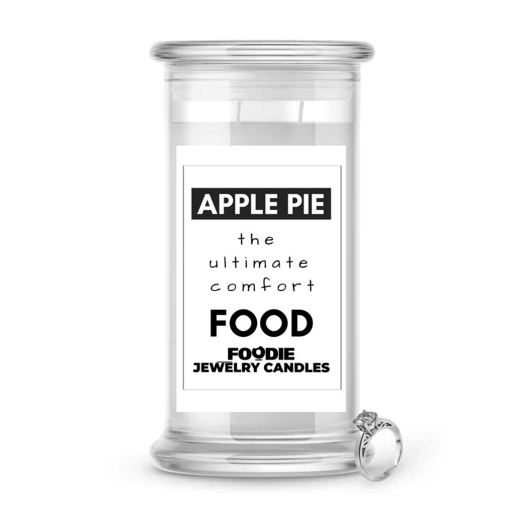 Apple pie the ultimate comfort food | Foodie Jewelry Candles