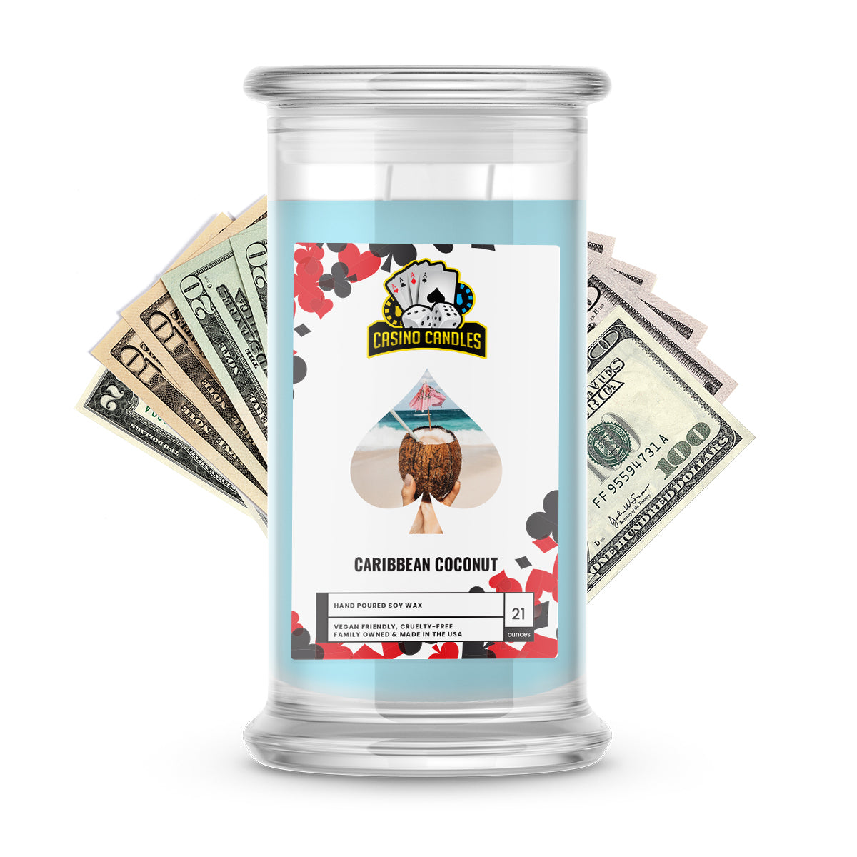 Caribbean Coconut | Cash Casino Candles