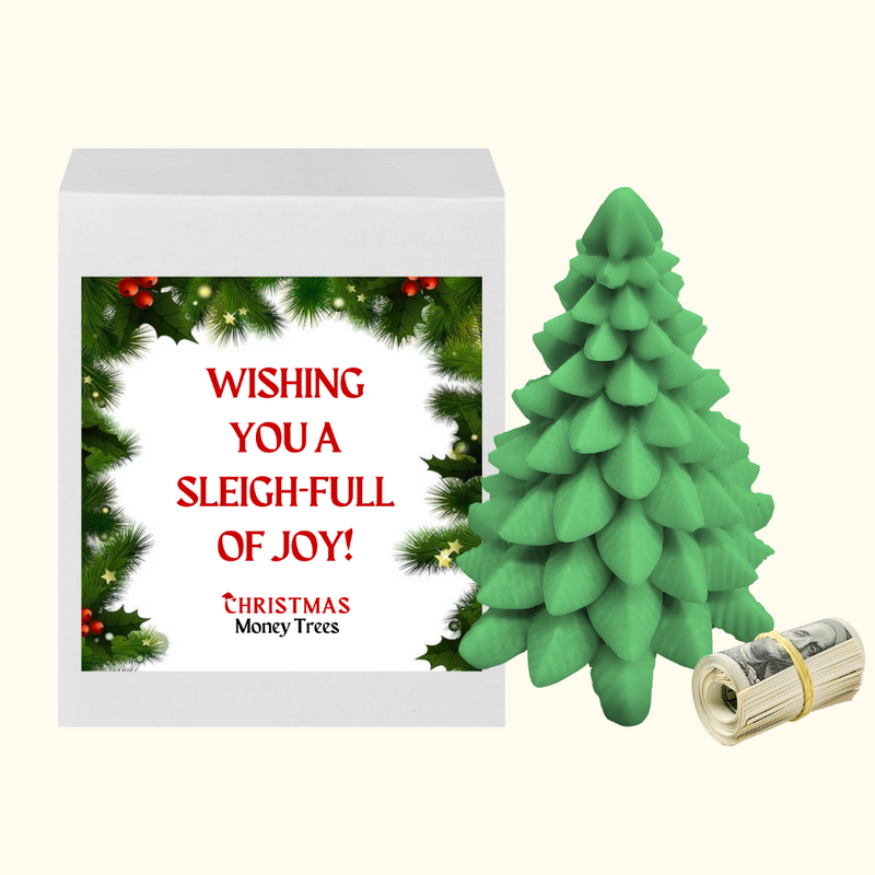 Wishing You a Sleigh-full of Joy! | Christmas Cash Tree