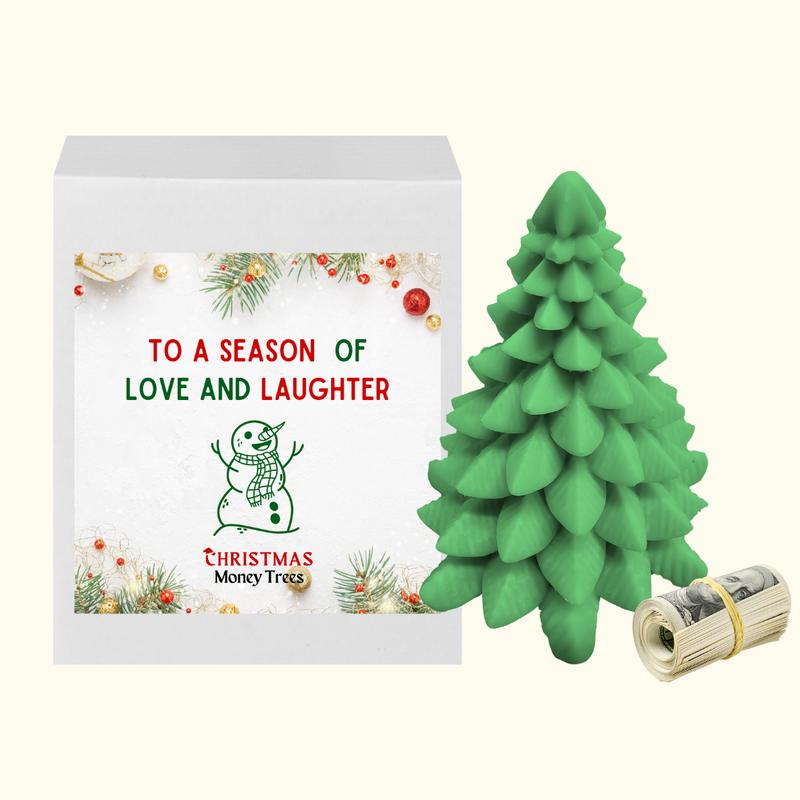 To a Season of Love and Laughter | Christmas Cash Tree