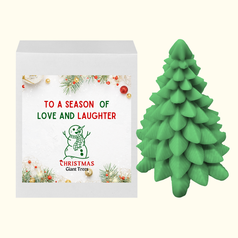 To a Season of Love and Laughter | Christmas Giant Tree