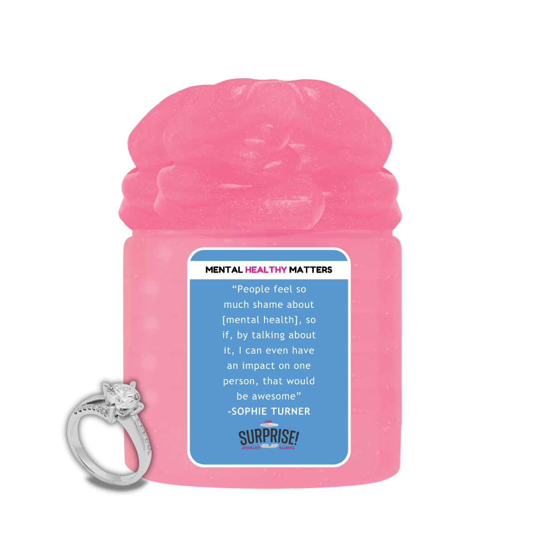 PEOPEL FEEL SO MACH SHAME ABOUT MENTAL HEALTH, SO IF, BY TALKING ABOUT IT, I CAN EVEN HAVE IMPACT ON ONE PERSON, THAT WOULD BE AWESOME| MENTAL HEALTH JEWELRY SLIMES