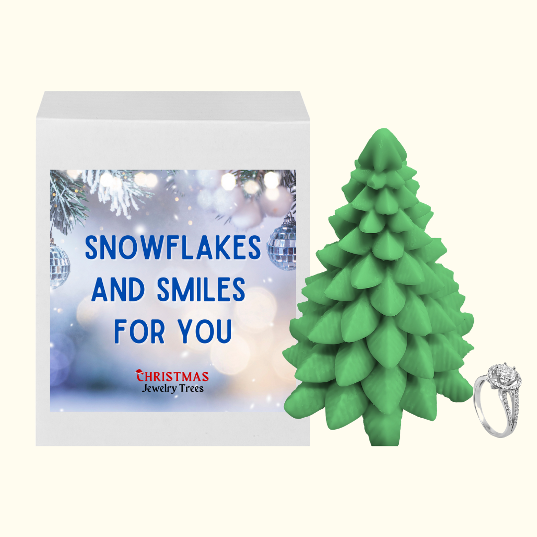 Snowflakes and Smiles For You | Christmas Jewelry Tree