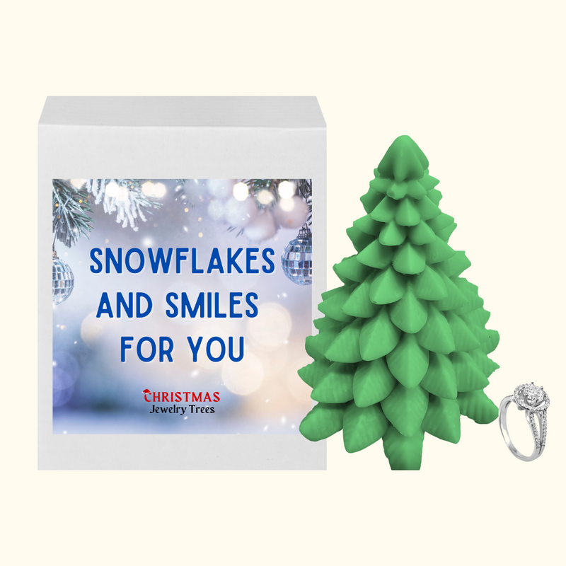 Snowflakes and Smiles  For You | Christmas Jewelry Tree