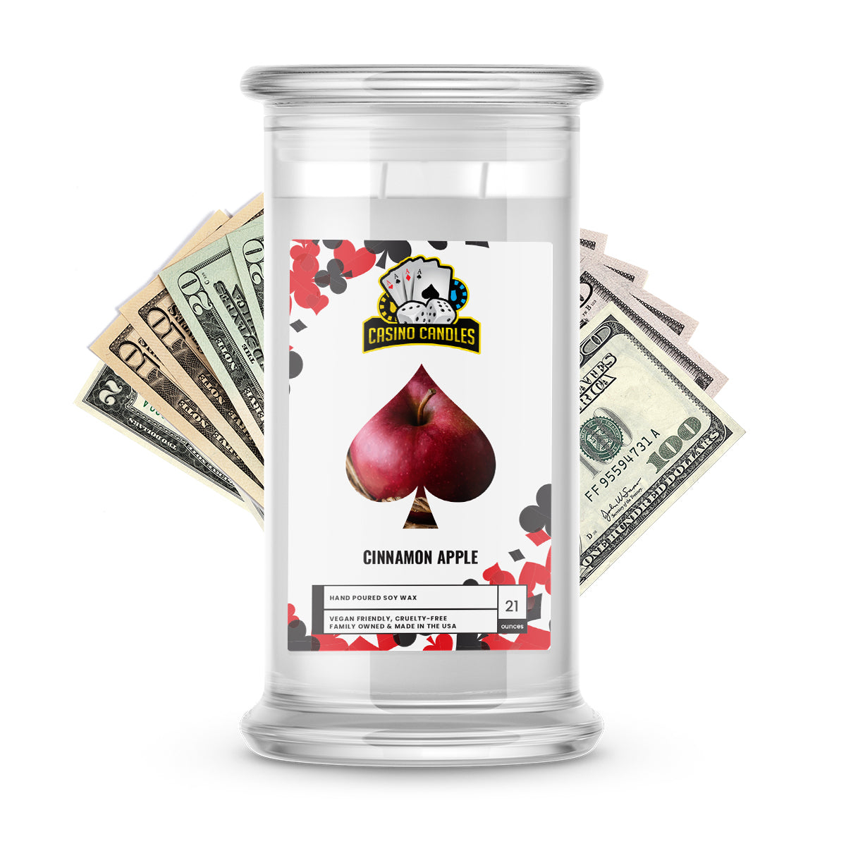 Cinnamon Apple | Cash Casino Candles