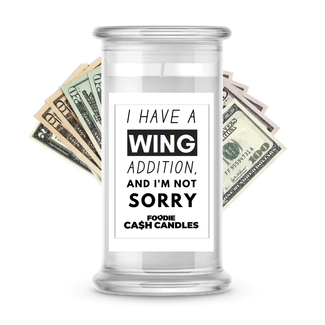 I have a wing addition and I'm not sorry | Foodie Cash Candles