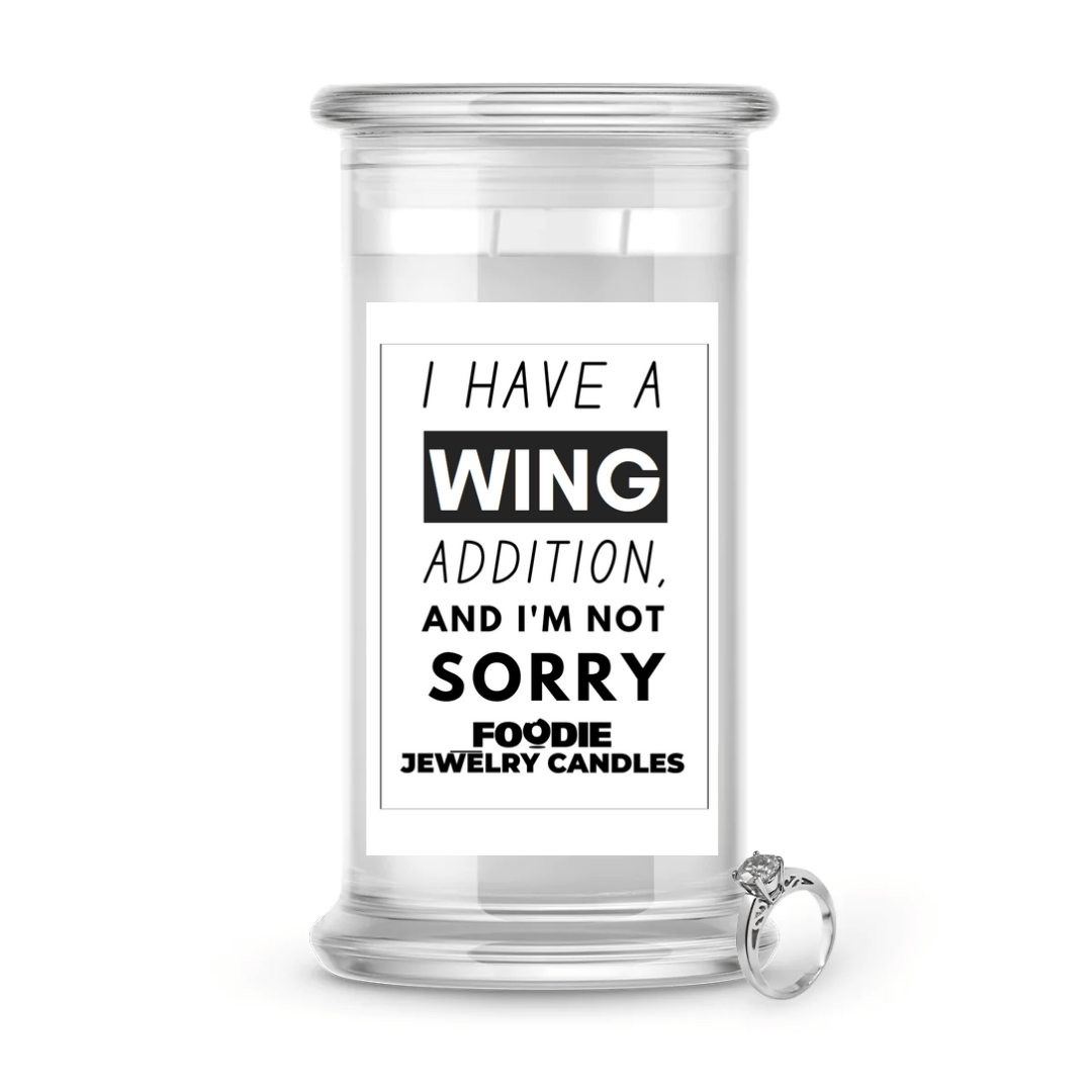 I have a wing addition and I'm not sorry | Foodie Jewelry Candles