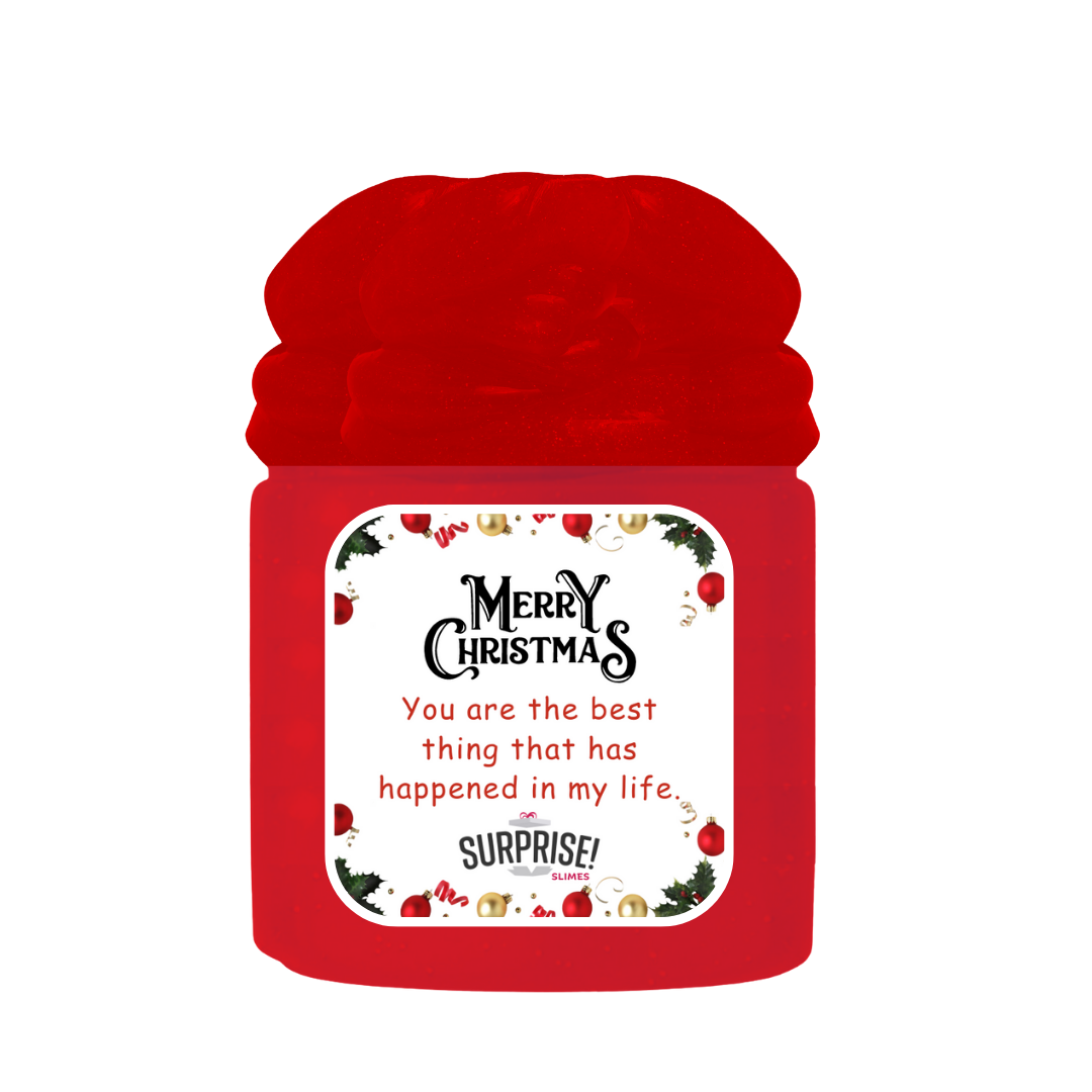 YOU ARE THE BEST THING THAT HAS HAPPENED IN MY LIFE MERRY CHRISTMAS SLIME