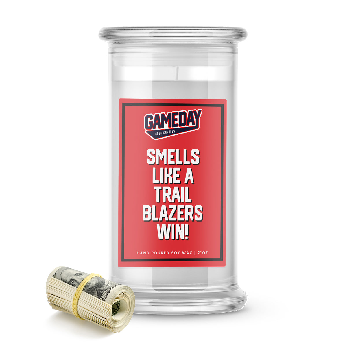 Portland Trail Blazers Game Day Cash Candles