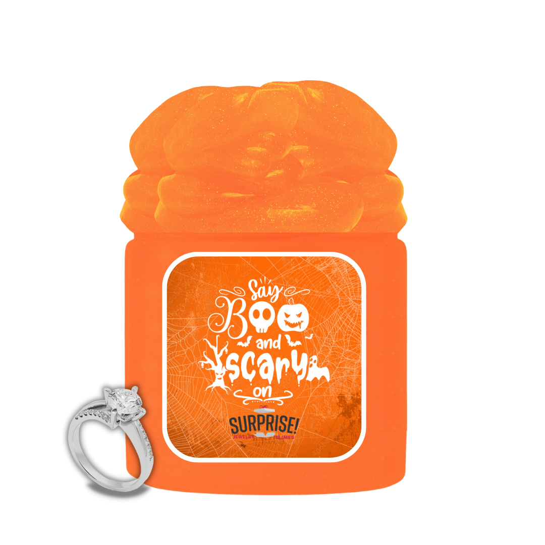 SAY BOO AND SCARY ON HALLOWEEN JEWELRY SLIME