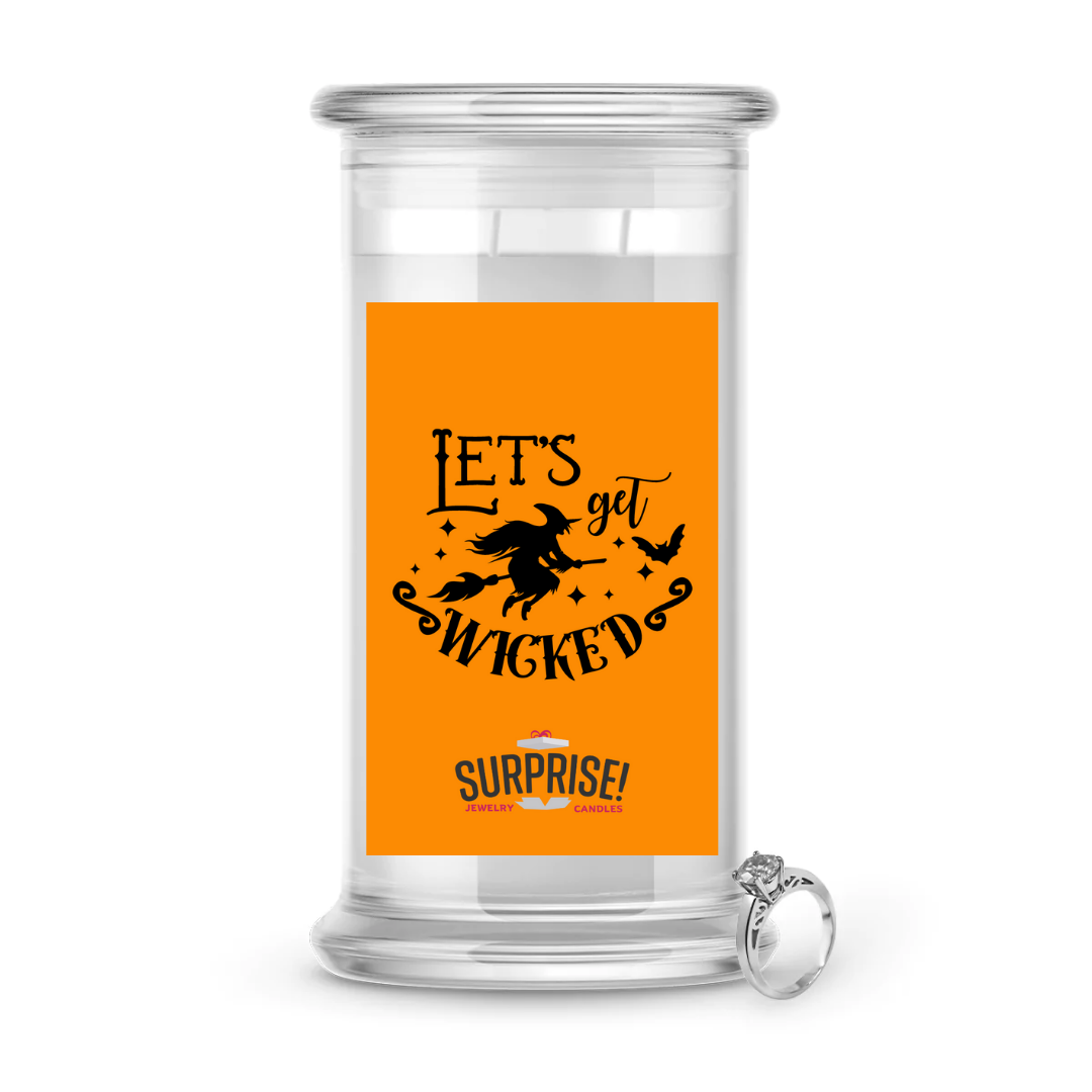 LET'S GET WICKED HALLOWEEN JEWELRY CANDLE