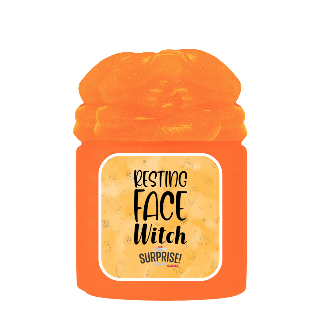 RESTING FACE WITCH HALLOWEEN SLIME