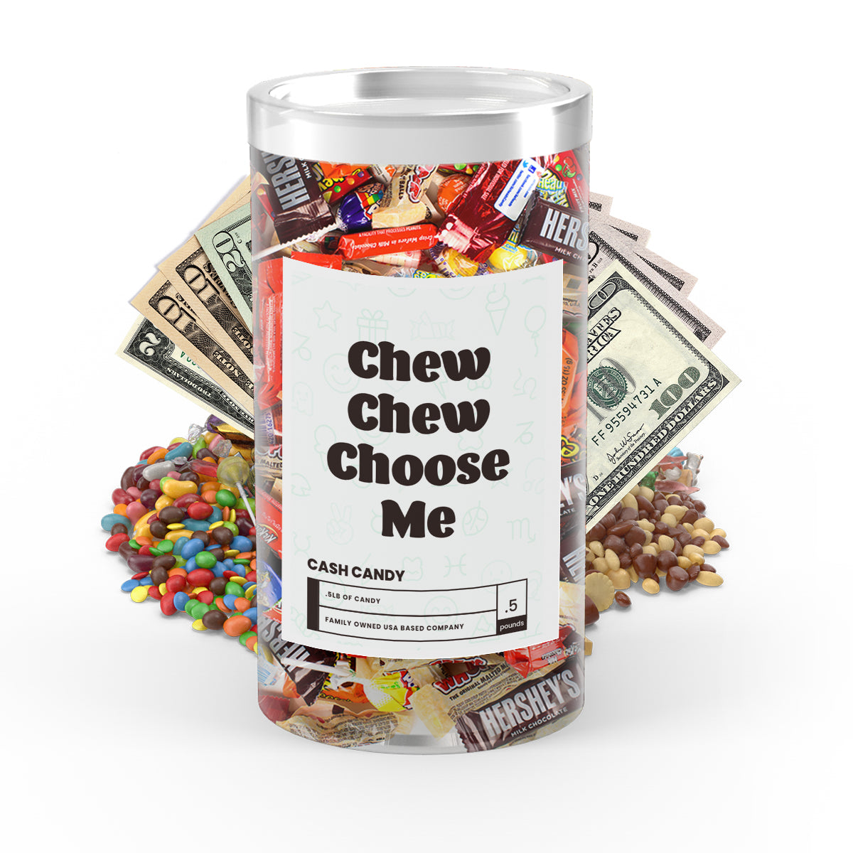 Chew Chew Choose Me Cash Candy