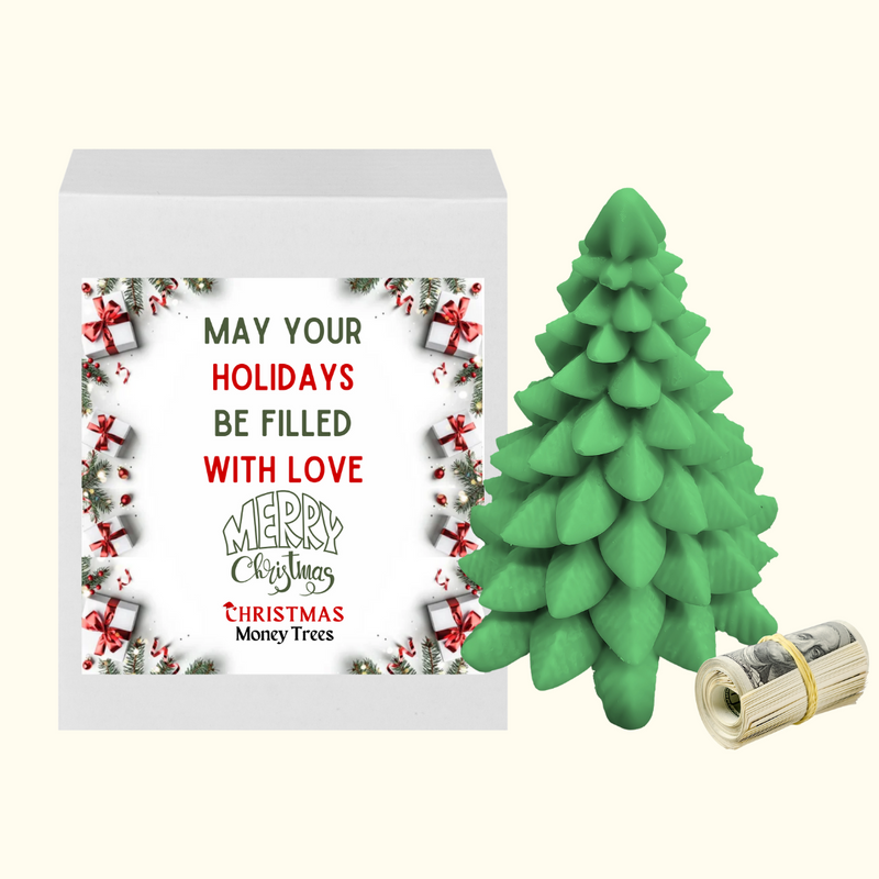 May Your Holidays Be filled with Love Merry Christmas |Christmas Cash Tree