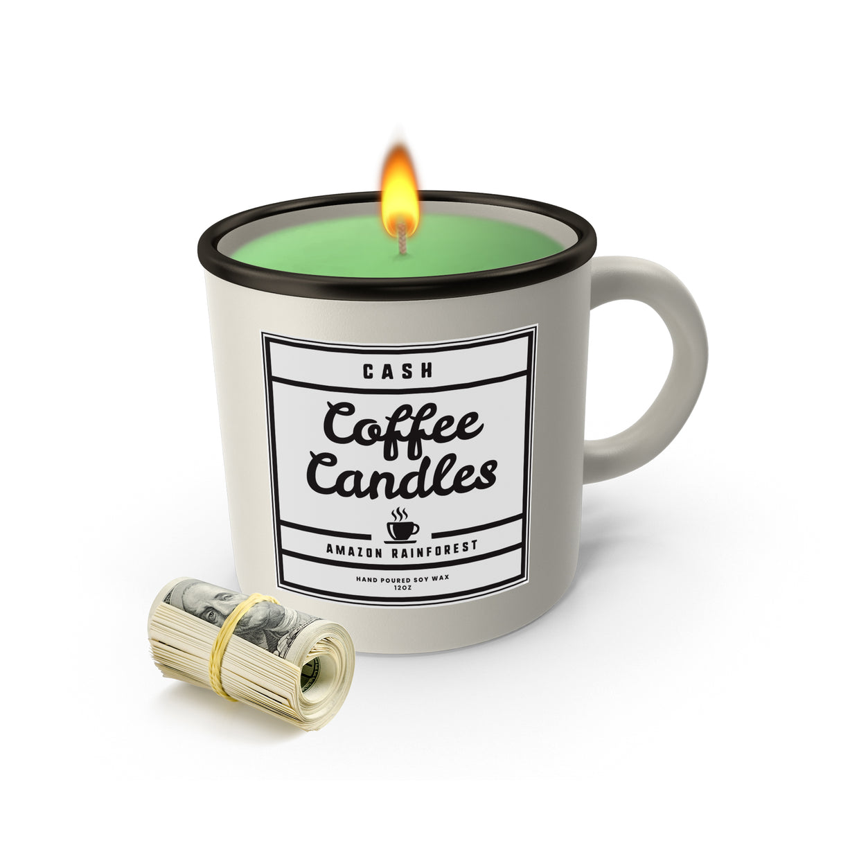 Amazon Rainforest Coffee Mug Candle