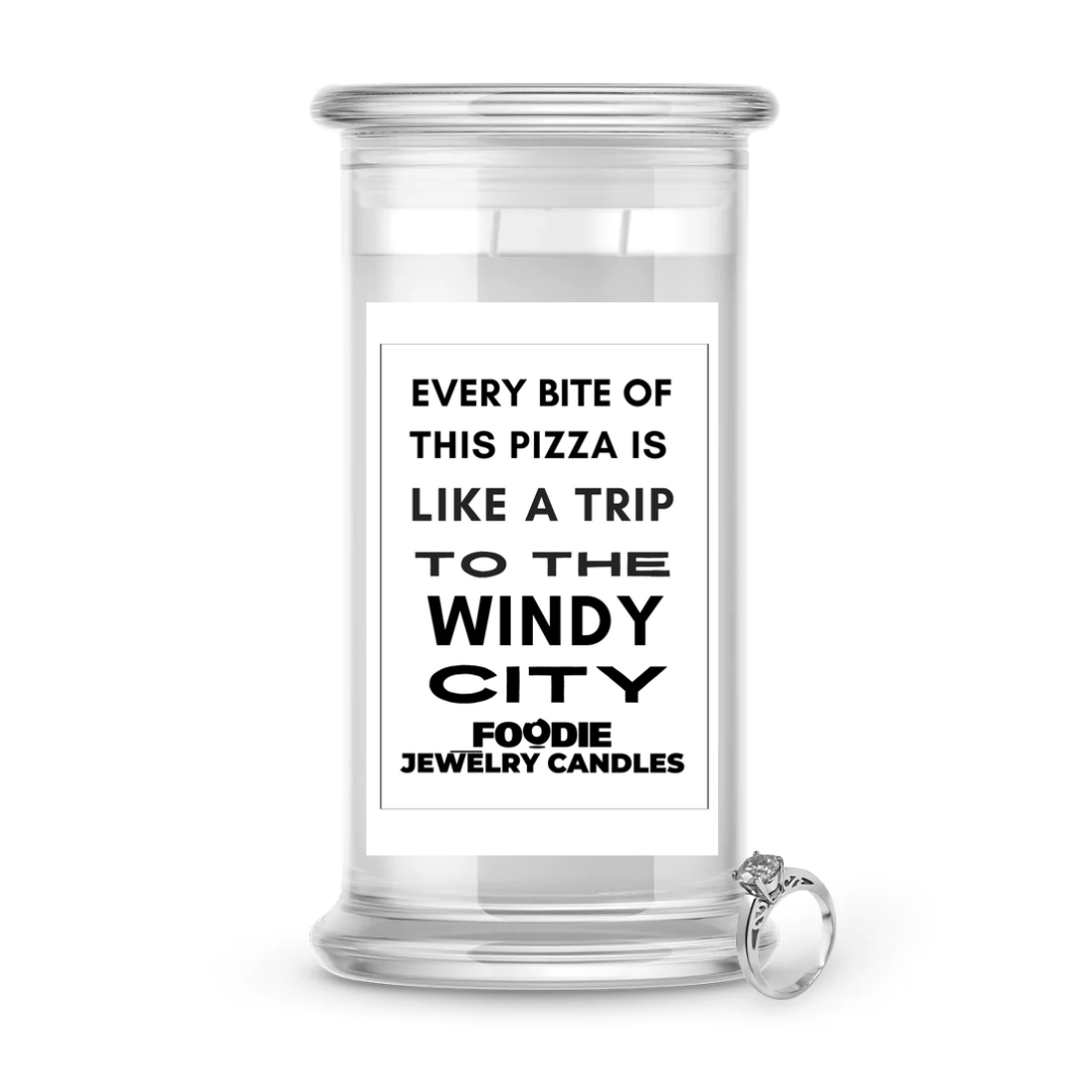 Copy of Chicago pizza: big, bold, and totally delicious | Foodie Jewelry Candles